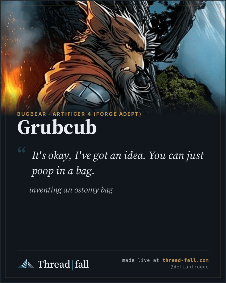 A shareable quote card from a real recorded session